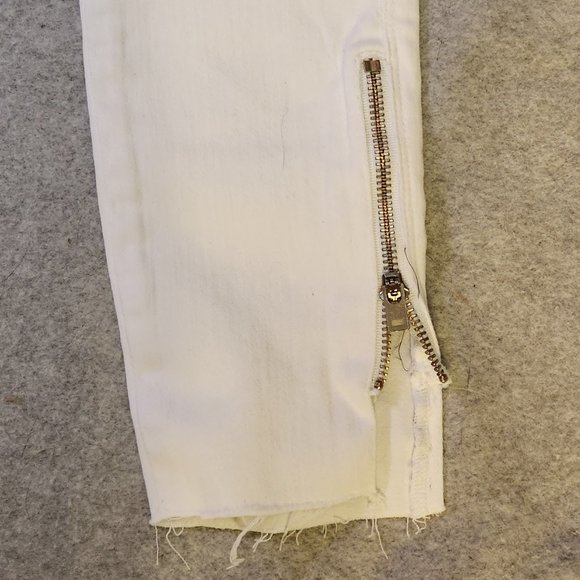 BLACK ORCHID Kaia White Mid Rise Ankle Denim Cropped Jeans - Size 26 NEW w/ TAGS - Picture 5 of 8